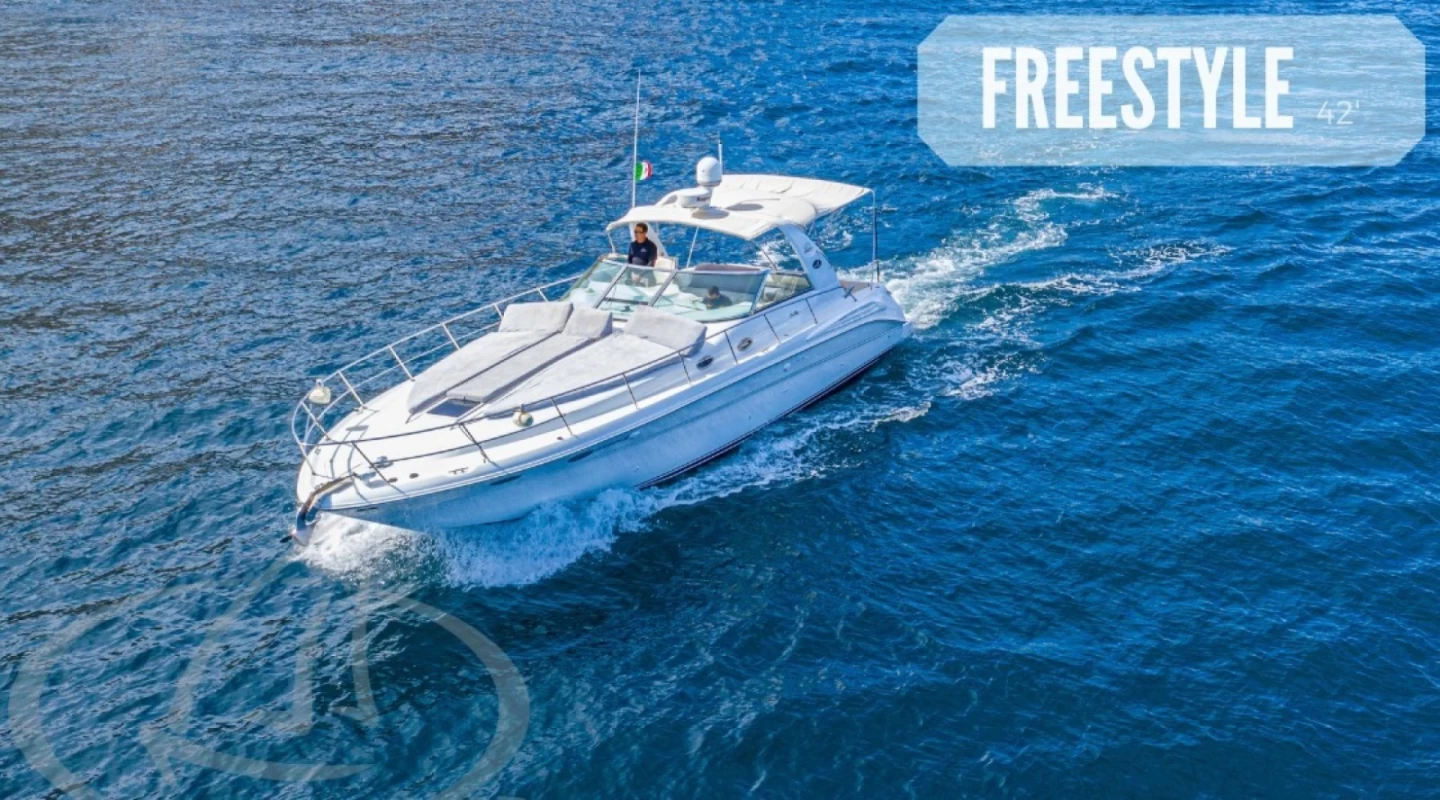 Rent Sea Ray 420 Sundancer in Cabo San Lucas – 42ft Luxury Yacht with Captain
